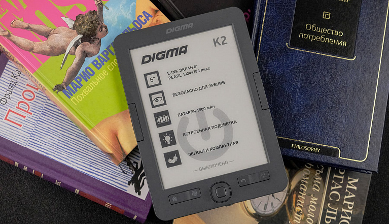 Обзор электронной книги Digma K2