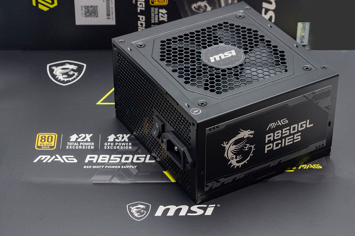 Обзор и тестирование блока питания MSI MAG A850GL