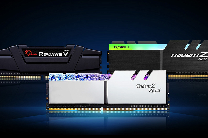 G.SKILL представила наборы оперативной памяти DDR4-4000/4400 с низкими задержками
