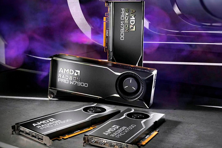 Видеокарты для рабочих станций AMD Radeon PRO W7600 и W7500 представлены официально