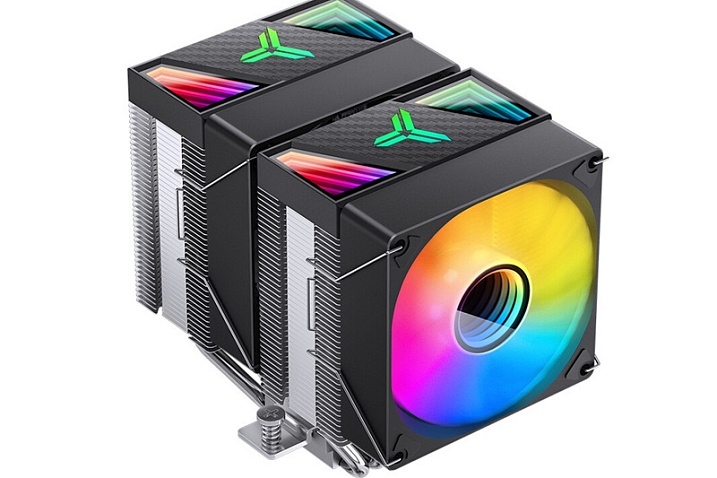 Кулер Jonsbo CR-1400 DV2 получил две секции радиатора и два вентилятора