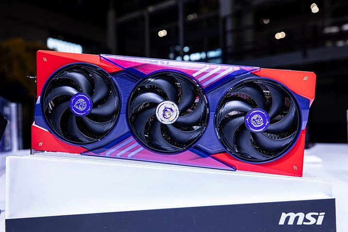 MSI показала уникальную видеокарту GeForce RTX 5070 Ti Gaming Trio MLG