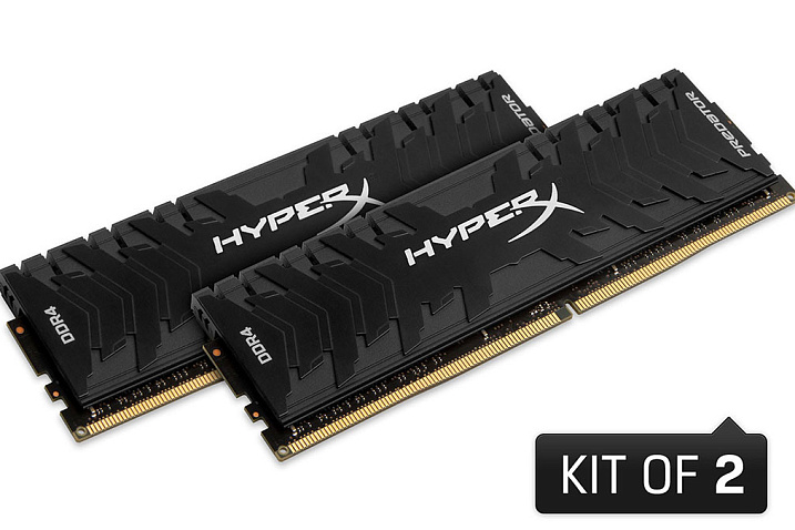 HyperX выпустила высокоскоростные варианты памяти Predator DDR4