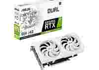 ASUS выпустила белые видеокарты GeForce RTX 3060/Ti Dual White