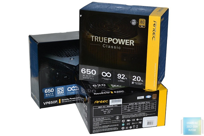 Обзор и тест блока питания Antec TruePower Classic 650