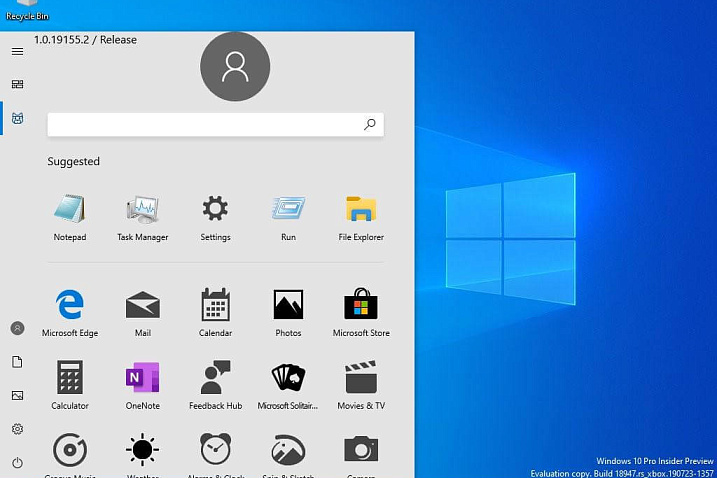 Microsoft случайно опубликовала закрытый билд Windows 10 с измененным меню Пуск