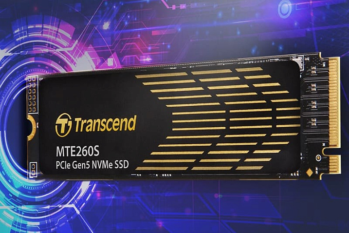 Transcend выпустила премиальный твердотельный накопитель MTE260S