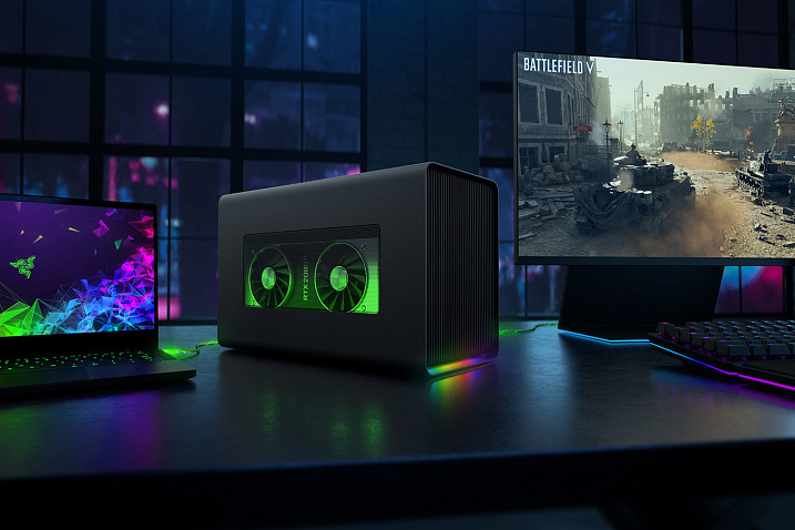 Razer анонсировала внешний бокс Core X Chroma для ноутбуков на Windows и MacBook