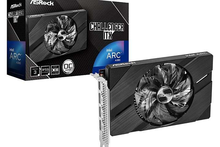 ASRock Arc A380 Challenger ITX появилась в европейской рознице