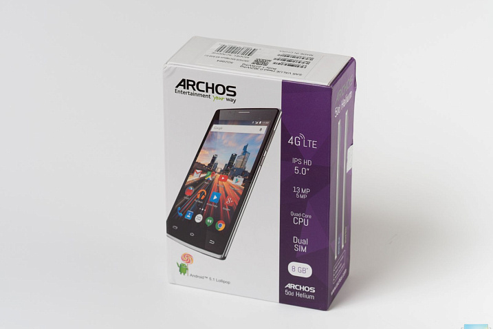Обзор смартфона Archos 50d Helium 4G