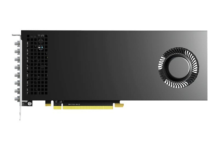 Видеокарта Matrox LUMA Pro A380 Octal оснащается двумя GPU и восемью MiniDP