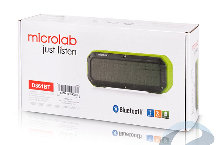 Обзор портативной акустической системы Microlab D861BT