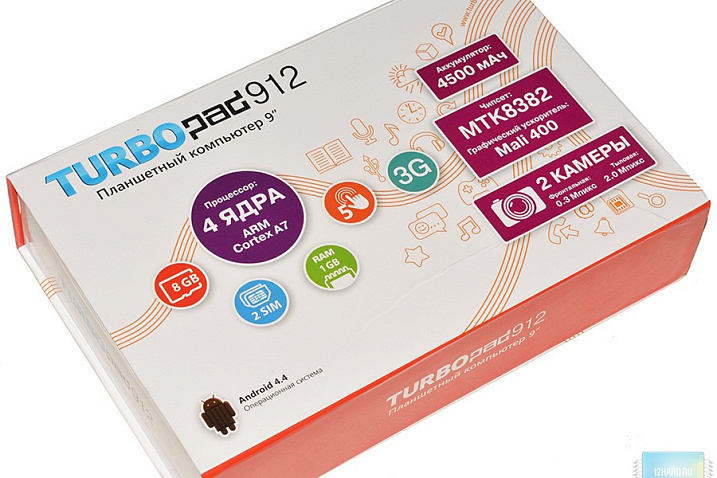 Обзор планшетного ПК TURBOpad 912
