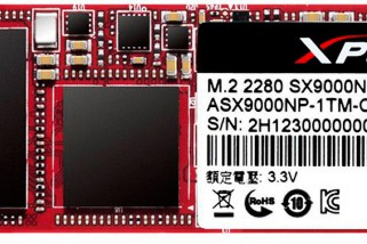Adata представит новый твердотельный накопитель XPG SX9000