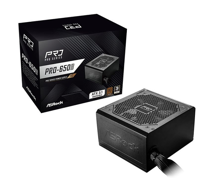 Блок питания ASRock PRO V2 Bronze 650W