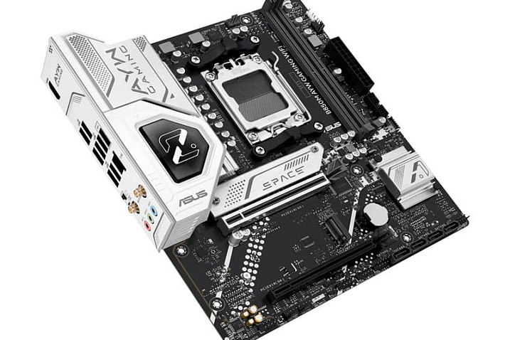 Недорогая плата ASUS B850M AYW Gaming OC может разгонять память до 10400 MT/s