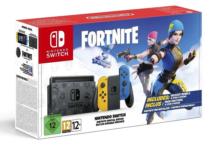 Nintendo готовит лимитированную версию Switch в стиле Fotrnite