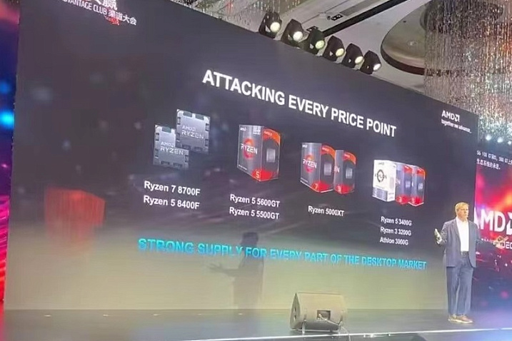 AMD собирается выпустить Ryzen 7 8700F и Ryzen 5 8400F без iGPU