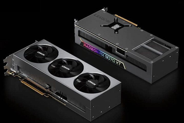 Lenovo показала свою первую видеокарту Radeon RX 9070 XT
