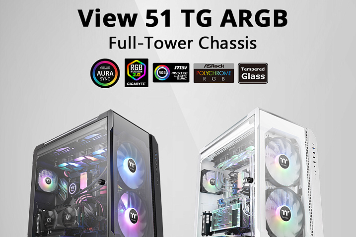 Thermaltake представила новый корпус серии View