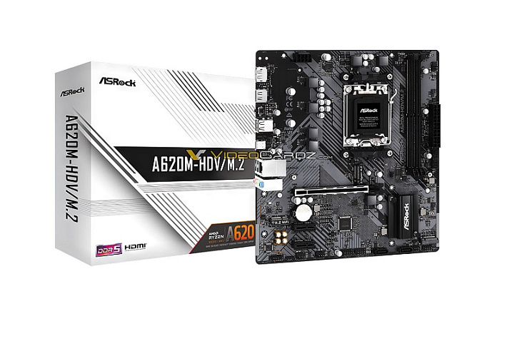 Изучаем материнскую плату ASRock A620-HDV/M.2 с чипсетом A620