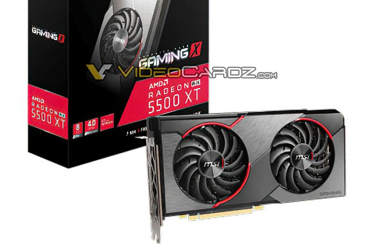 Следом за ASRock и Gigabyte, MSI показала свои варианты видеокарты AMD Radeon RX 5500 XT