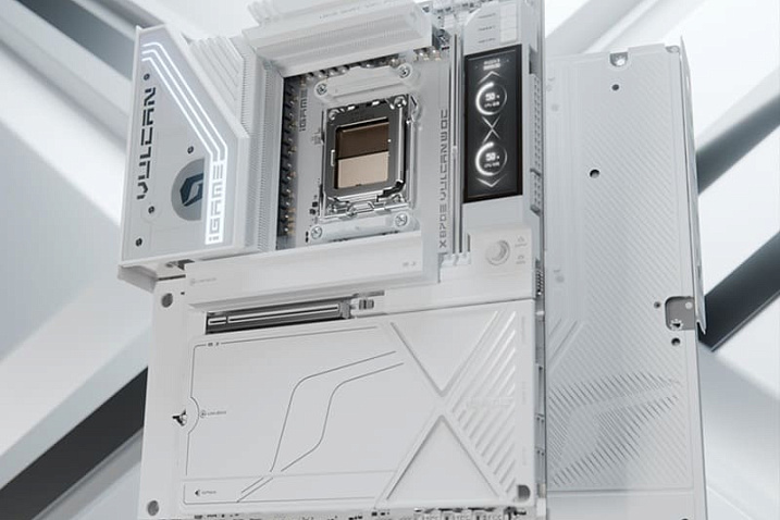 Плата Colorful iGame X870E VULCAN W OC ориентирована на разгон DDR5 свыше 10600 MT/s