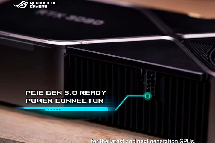 ASUS подтверждает новый 12-контактный разъём питания у видеокарт с PCI Express 5.0