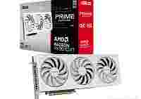 Видеокарта ASUS Prime Radeon RX 9070 XT теперь доступна в белом цвете