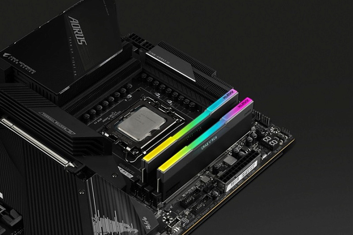 KLEVV выпустила память CRAS V RGB DDR5-8200/8400 объемом 24 Гбайта на модуль