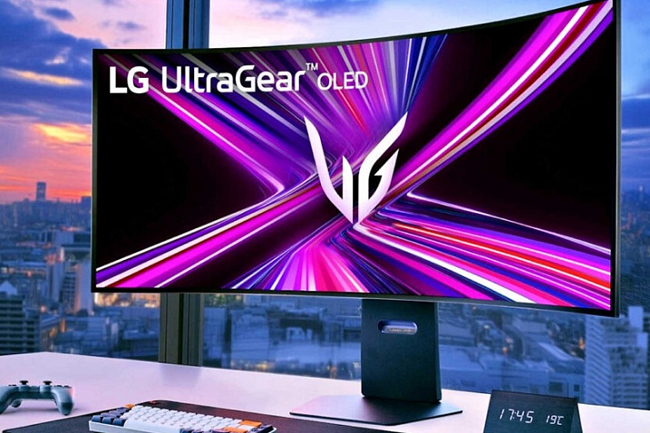 LG UltraGear GX9 45GX990A стал первым в мире монитором с гнущимся OLED-дисплеем