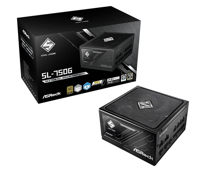 Блок питания ASRock Steel Legend Gold 750W