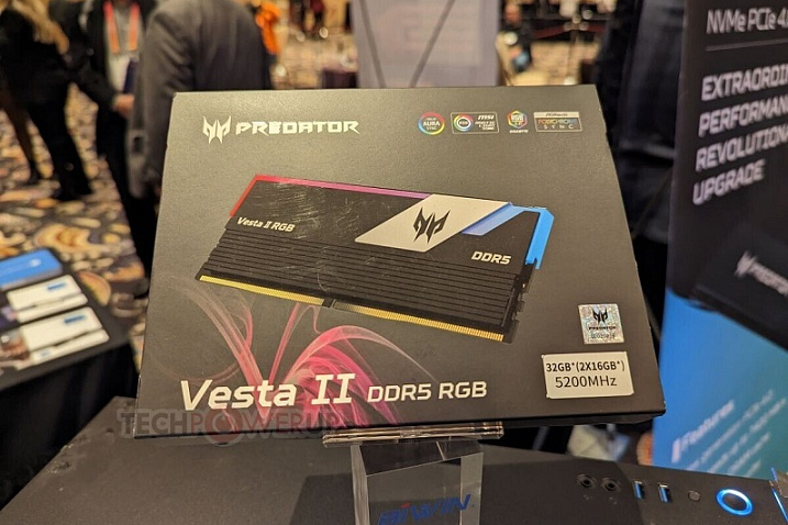 Acer показала оперативную память Vesta II и накопитель GM7