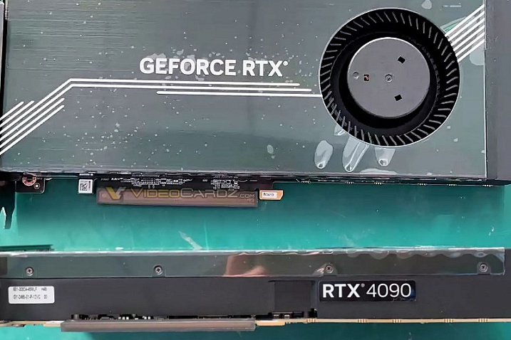 В продаже замечена NVIDIA GeForce RTX 4090 с турбинным охлаждением