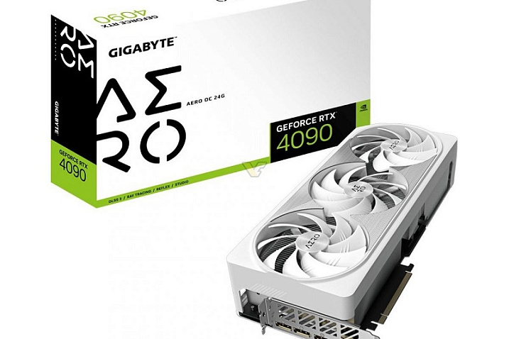 GIGABYTE выпустила серебристо-белую GeForce RTX 4090 AERO OC