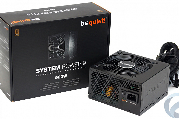 Блок питания be quiet system power 9 500w обзор