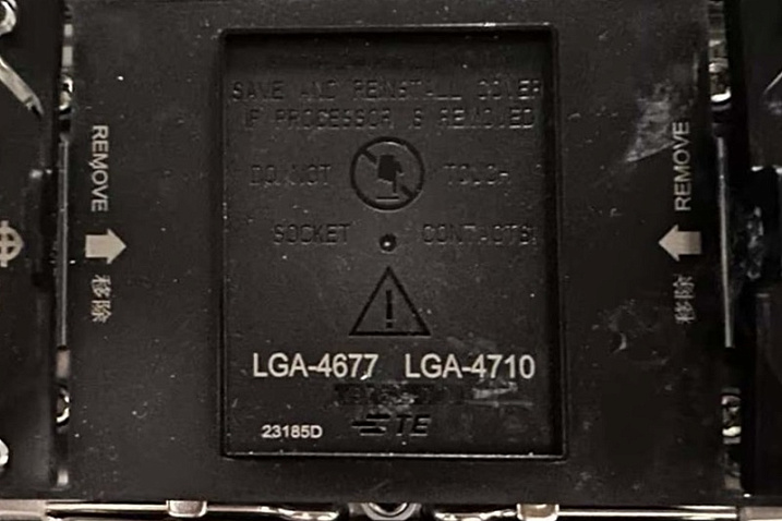 Рассматриваем фотографии процессорного разъема Intel LGA4710