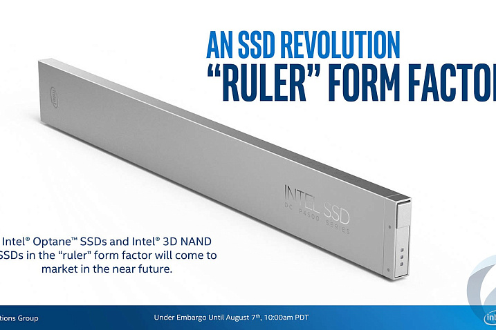 Intel предлагает новый форм-фактор для SSD
