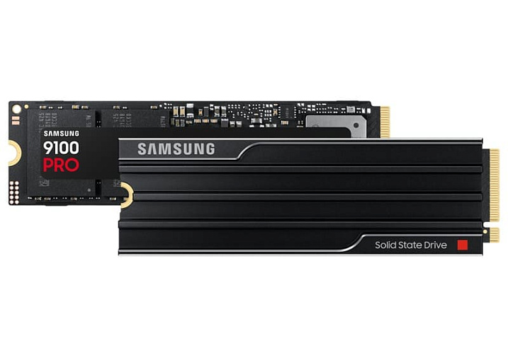 Samsung запустила свой премиальный твердотельный накопитель 9100 PRO