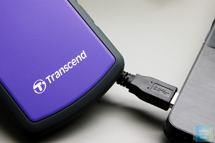 Обзор и тестирование внешнего жесткого диска Transcend StoreJet 25H3 (USB 3.0) 1Тб