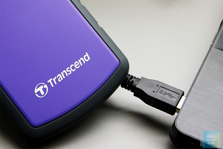 Обзор и тестирование внешнего жесткого диска Transcend StoreJet 25H3 (USB 3.0) 1Тб
