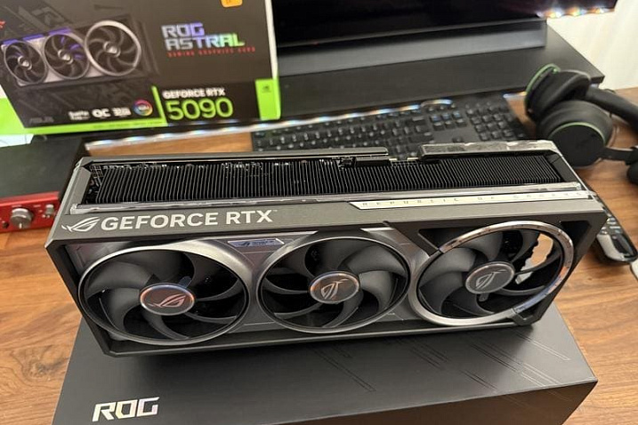 Видеокарты ASUS ROG Astral RTX 5000 оснащены гироскопом и акселерометром