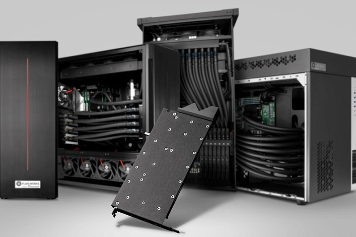 Новый водоблок от EKWB позволяет объединить до 7 видеокарт RTX A6000 в одной системе