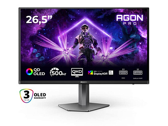 AOC показала сразу пять мониторов AGON PRO на матрице QD-OLED
