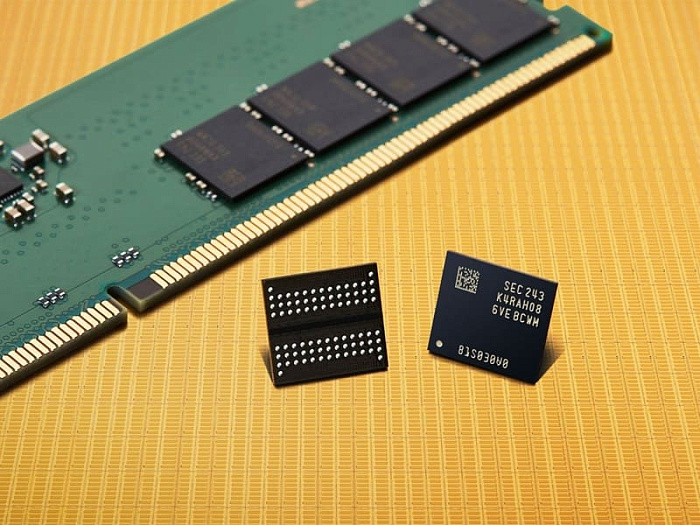 Samsung закончила разработку техпроцесса 1c DRAM шестого поколения