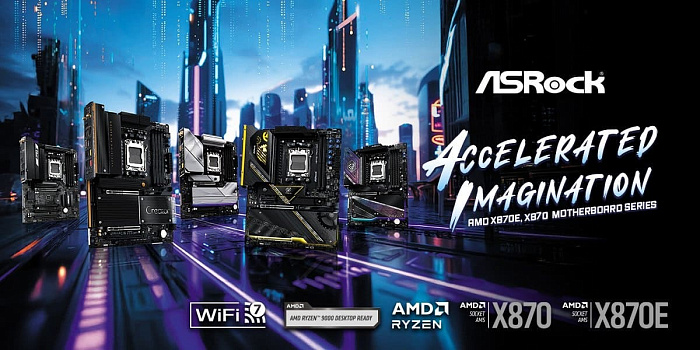 ASRock X870E Taichi OCF является первой платой серии на чипсете AMD