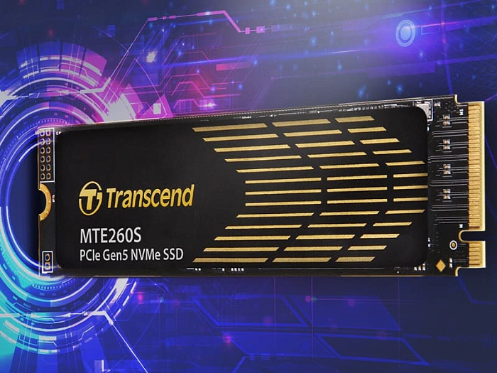 Transcend выпустила премиальный твердотельный накопитель MTE260S