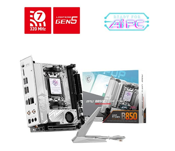 MSI выпустила миниатюрную материнскую плату MPG B850I EDGE TI WIFI