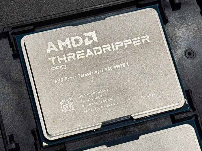 96-ядерный AMD Threadripper PRO 9995WX потребляет 950 Вт при разгоне до 5.0 GHz