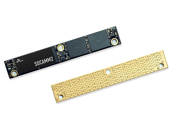 SK hynix перешла к массовому производству модулей памяти SOCAMM2 объёмом 192 Гбайта